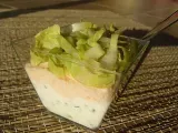 Recette Verrine de saumon fumé au fromage frais