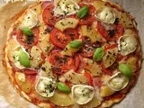 Recette Pizza chèvre tomates ananas