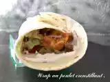 Recette Wrap au poulet crustillant