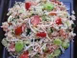 Recette Salade de couscous au surimi