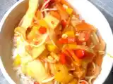Recette Poêlée de légumes à la sauce aigre-douce