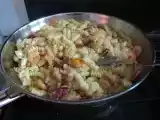 Recette Poelée pâtes crevettes cajou