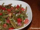 Recette Salade de haricots verts et tomates