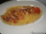 Recette Spaghettis aux fruits de mer, piment d'espelette