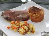 Recette Rôti de boeuf avec sa gravy sauce et ses yorkshire puddings