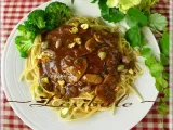 Recette Escalopes de veau, sauce poivre-champignons