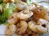 Recette Crevettes au miel et aux graines de pavot