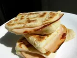 Recette Naan express jambon & fromage
