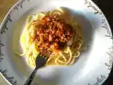 Recette Spaghettis a la bolognaise