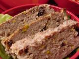 Recette Bento - pain de viande aux pistaches et raisins secs