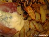 Recette Grenadin de veau, roquefort et jambon sec