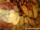Recette Grenadin de veau, roquefort et jambon sec