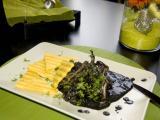 Recette Seiches à l'encre, chips de polenta