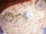 Recette Cake olives - jambon - feta