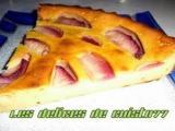 Recette Clafoutis melon fève de tonka et pêche sanguine