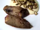 Recette Palombes farcies aux cèpes - wildtauben mit steinpilzfüllung