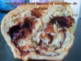 Recette Brioche miel banane tourbillon au chocolat