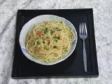 Recette Spaghetti à l'ail et huile d'olive