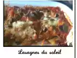 Recette Lasagnes du soleil