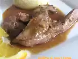 Recette Aiguillettes orange gingembre puree celeri