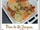 Recette Noix de st jacques, beurre maître d'hôtel revisité et champignons