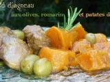 Recette Sauté d'agneau aux olives, romarin et patates douces