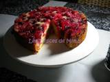 Recette Gâteau tatin aux cranberries et à la fève tonka