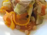 Recette Mignon de veau et ses legumes confits a l'orange