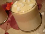 Recette Blanc-manger au lait d'amande & à la mousse de châtaigne