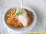 Recette Bouchees de saint-jacques sur lit de patates douces