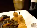 Recette Civet de joues de porc, sauce au boudin