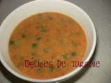 Recette Soupe poivrons-lentilles-riz - melhem çorbas
