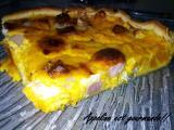 Recette Quiche aux potirons et aux saucisses de strasbourg