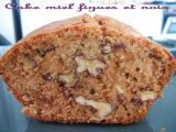 Recette Cake miel figues et noix