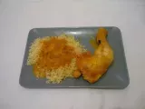 Recette Cuisse de poulet au curry rouge et sa touche sucré.