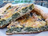 Recette Quiche au vert de blettes et saumon