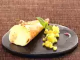 Recette Cornets de crêpes mousse au caramel beurre salé