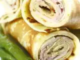Recette Crêpes roulées au jambon-fromage
