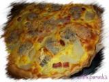 Recette Tarte aux poires, jambon et roquefort