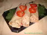 Recette Crêpes au poulet/champignons/ curry