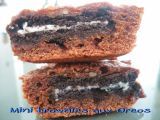 Recette Mini brownies aux oreos