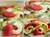 Recette Salade exotique : crevettes, avocat, pamplemousse