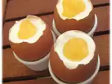 Recette Oeufs à la coque au chocolat blanc et citron pour pâques