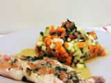 Recette Papillote de filet de colin et ses légumes croquants et fondants