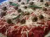 Recette Pizza tomates-jambon-fromage