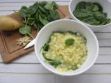 Recette Pommes de terre façon risotto aux jeunes pousses d'épinard