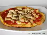Recette Socca garnie ou pizza méditerranéenne, sans gluten