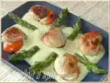 Recette Coquilles saint-jacques aux asperges