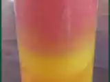 Recette Cocktail smoothie orange-mangue-framboise-sirop de fraises