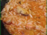 Recette Arroz de marisco (riz tomates et fruits de mer, recette portugaise)